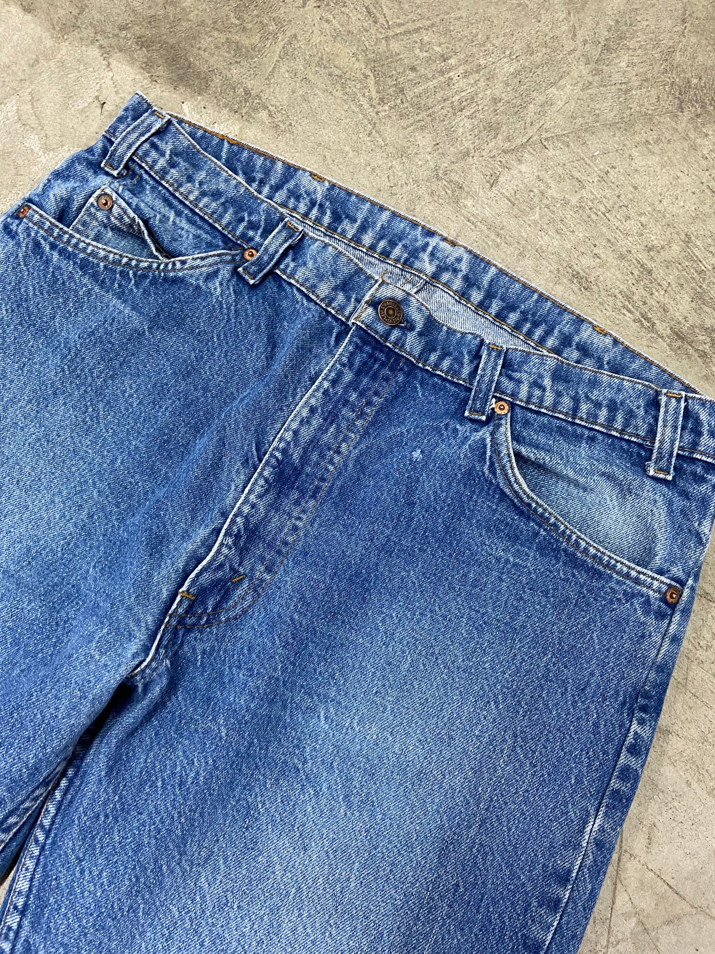 VTG Levi’s Orange Tab Blue Denim Jeans Sz 38x30