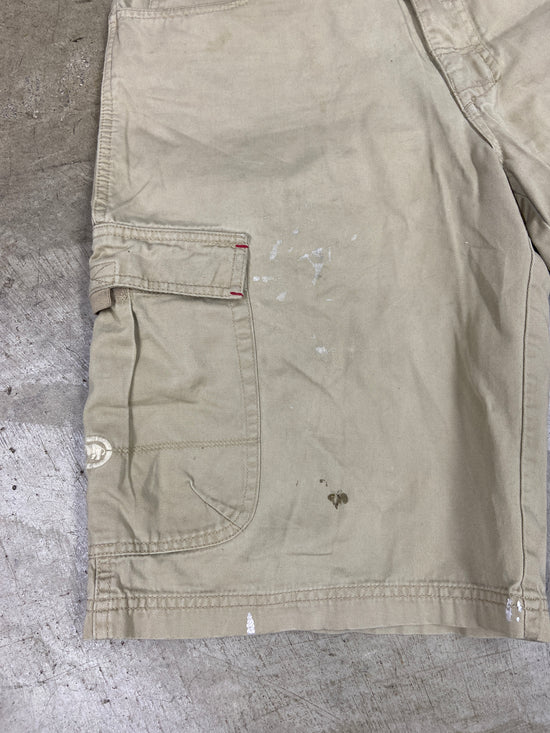 Y2K Ecko Unltd Khaki Cargo Shorts Sz 32"