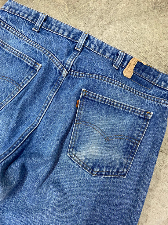 VTG Levi’s Orange Tab Blue Denim Jeans Sz 38x30