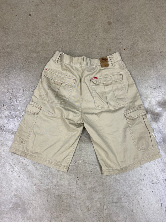 Y2K Ecko Unltd Khaki Cargo Shorts Sz 32"