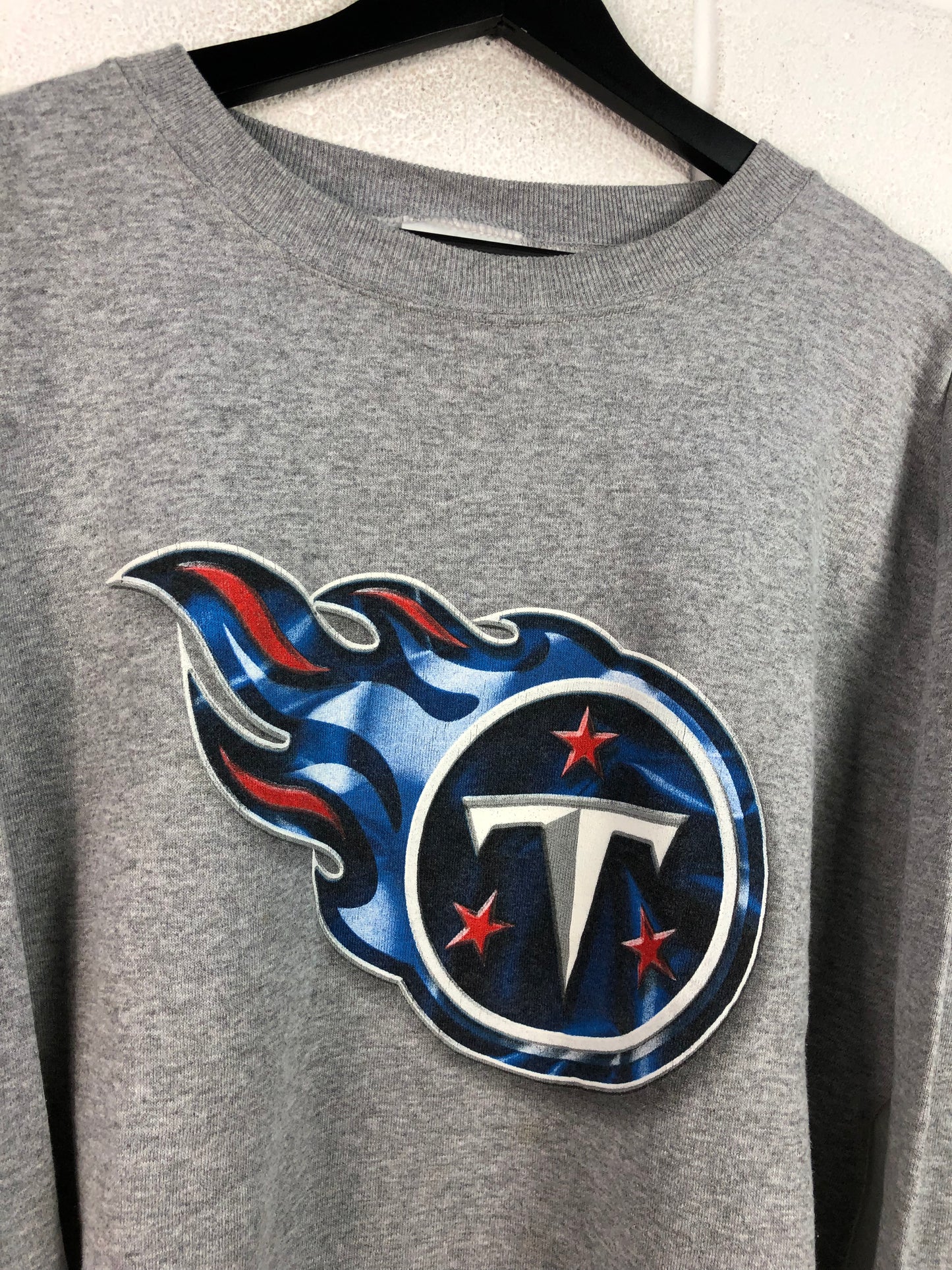 VTG Tennessee Titans Puma Logo Sweatshirt Sz XL