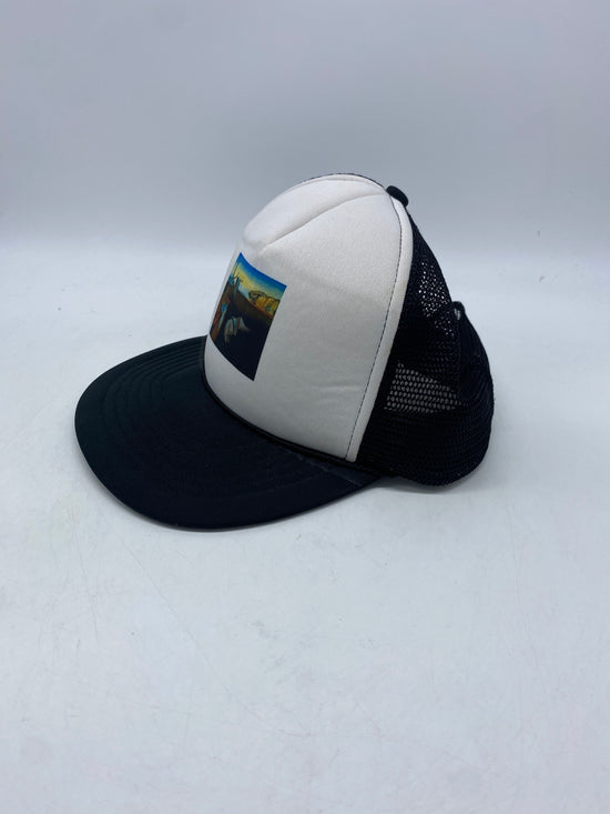 Vtg Salvador Dali "Time" Trucker Hat