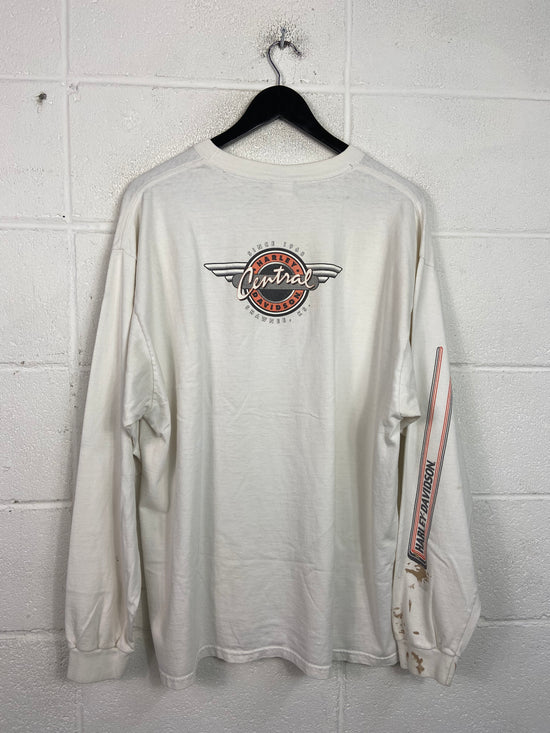 VTG Harley Davidson Central KS LS Tee Sz XL/2XL