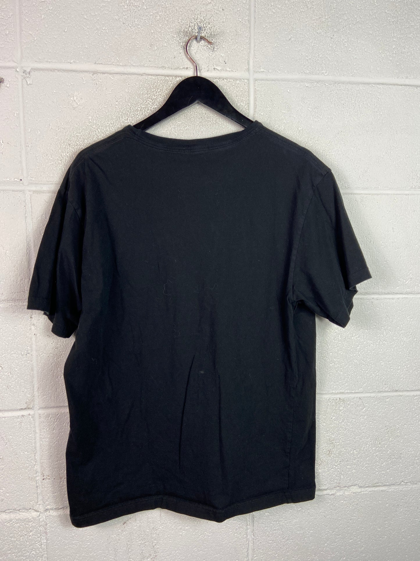 Dime Purple/Gray Spellout Tee Sz L