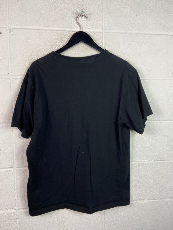 Dime Purple/Gray Spellout Tee Sz L