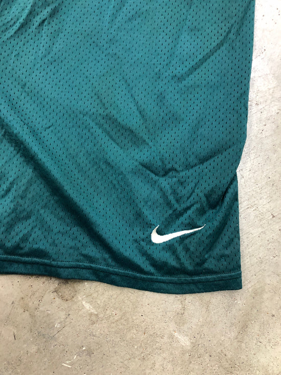 VTG Nike Green Mesh Shorts Sz M