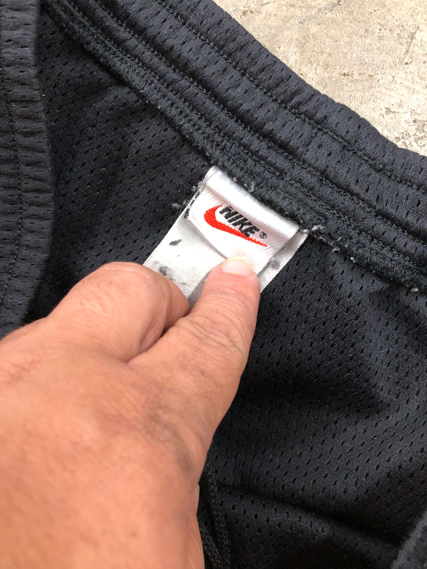 VTG Nike Black Mesh Shorts Sz M