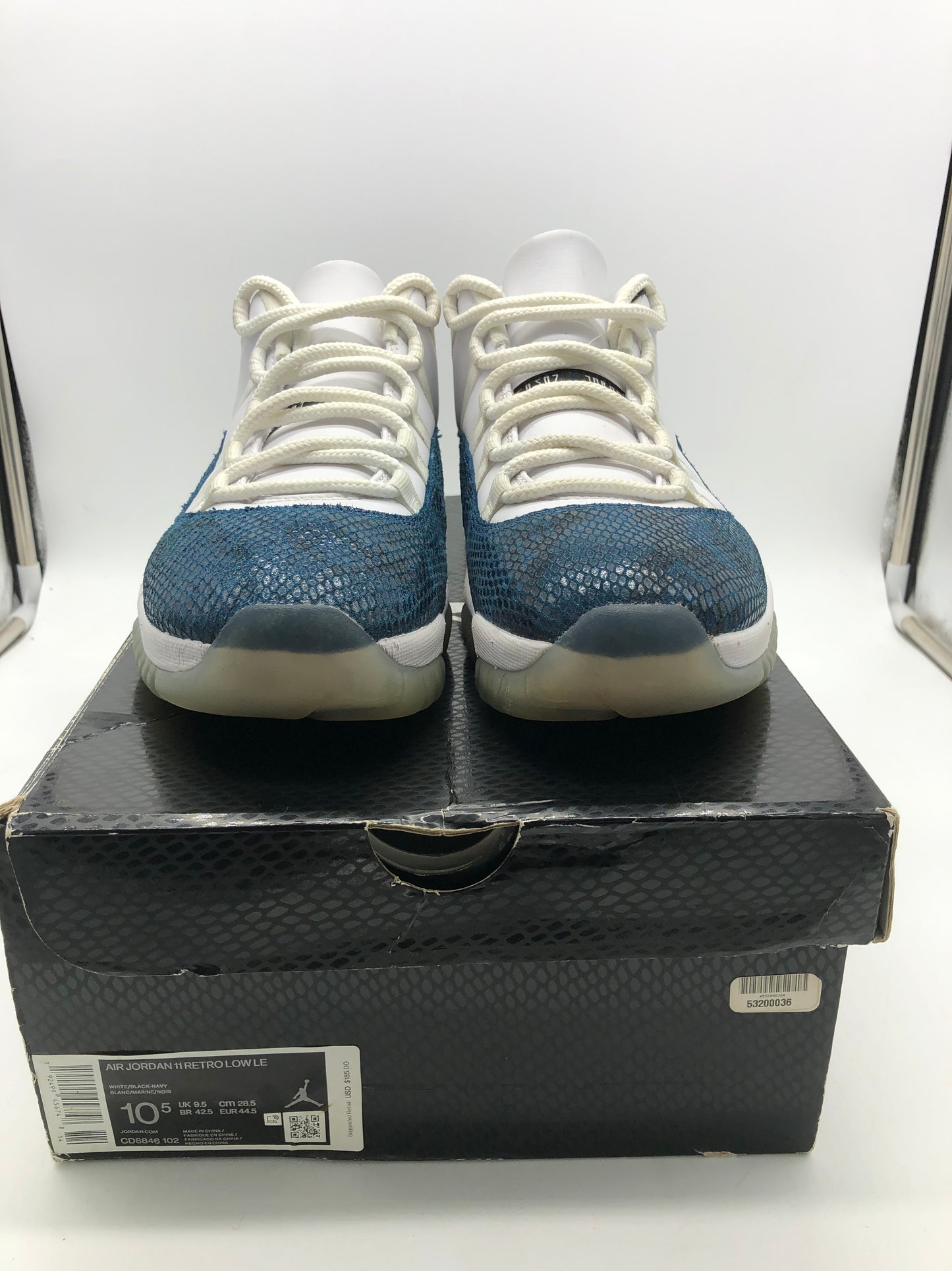 Used Air Jordan 11 Low "Snakeskin" Sz 10.5M/12W