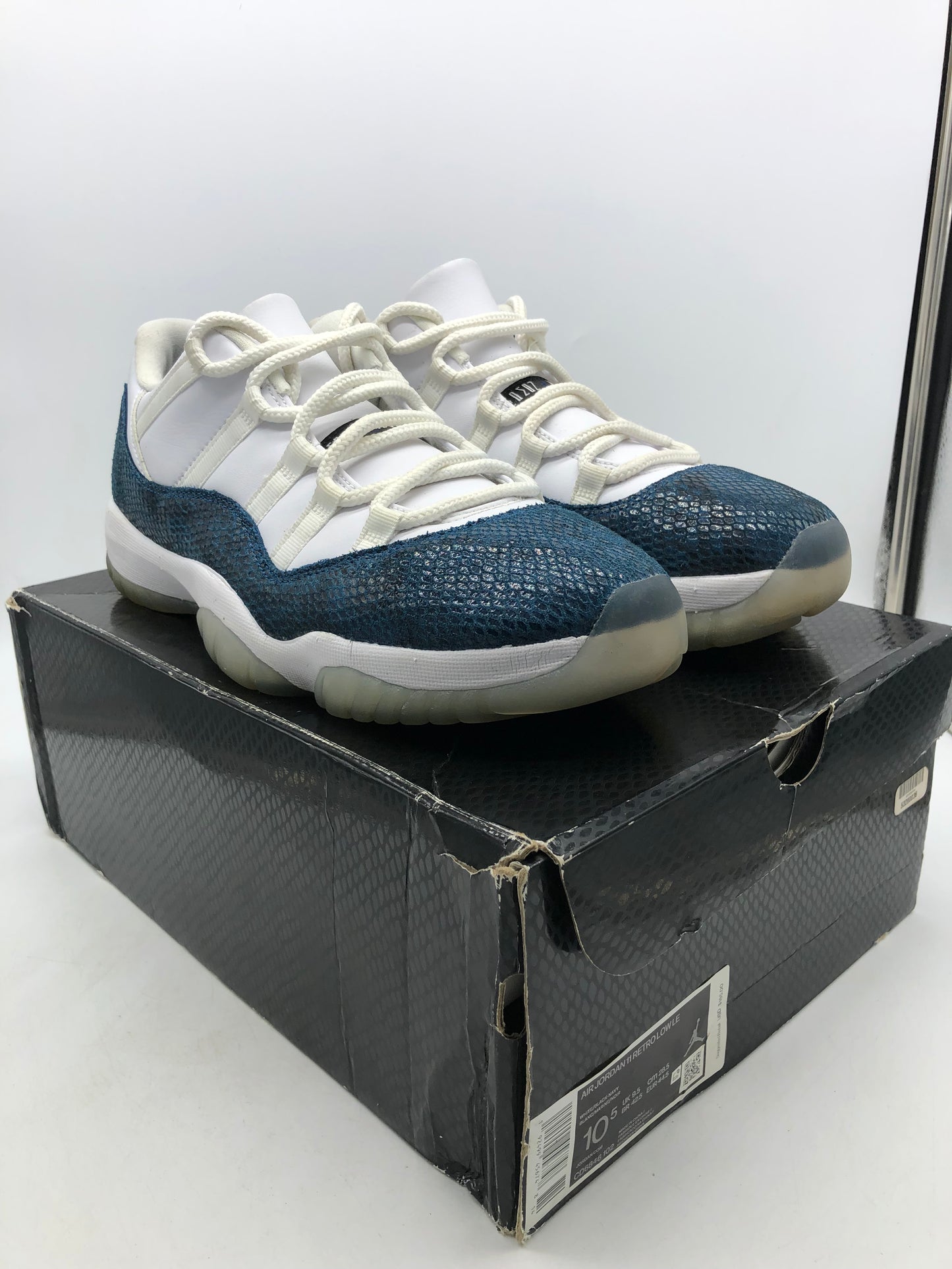 Used Air Jordan 11 Low "Snakeskin" Sz 10.5M/12W