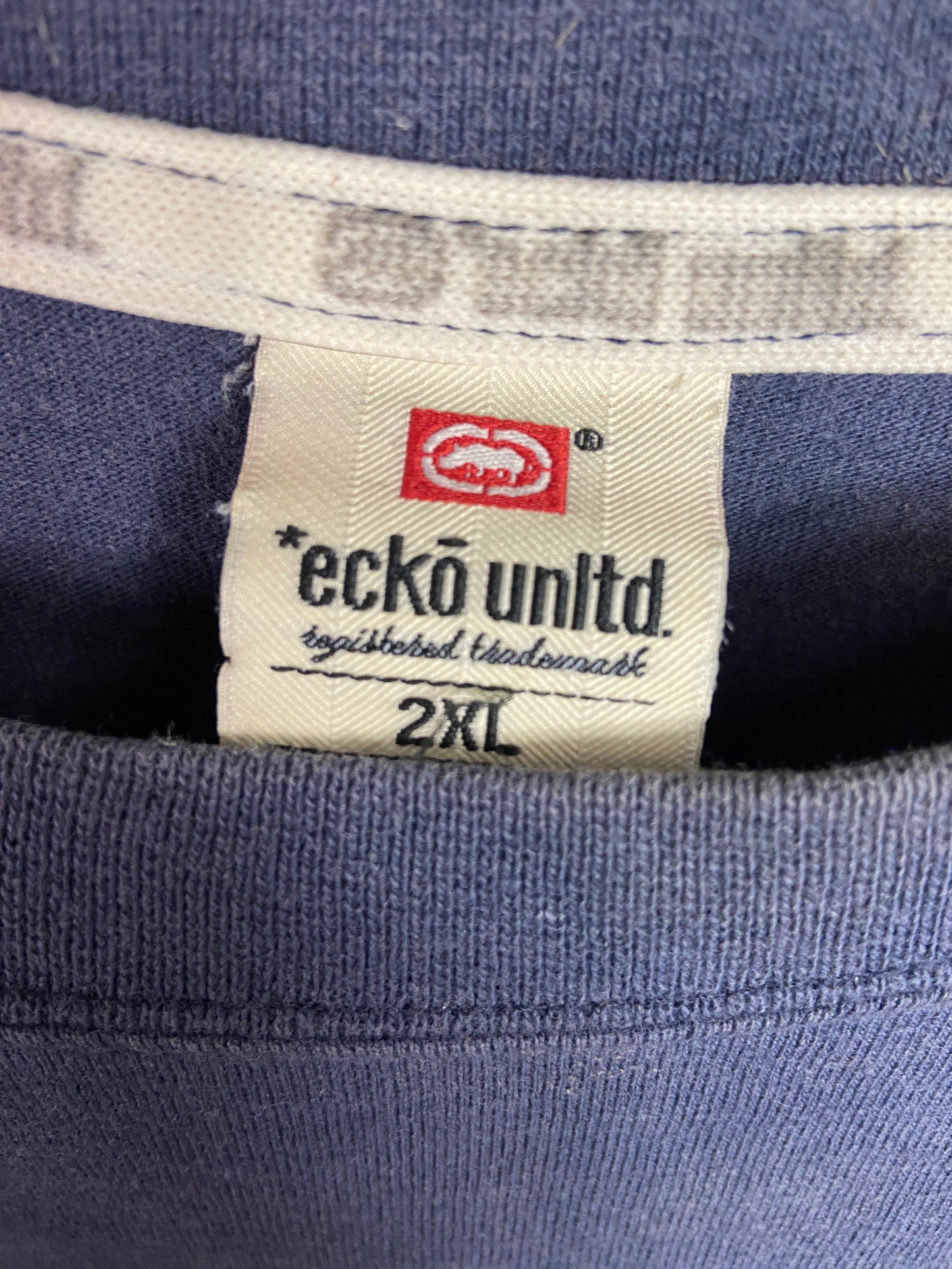 VTG Navy Ecko Unltd Tee Sz XL