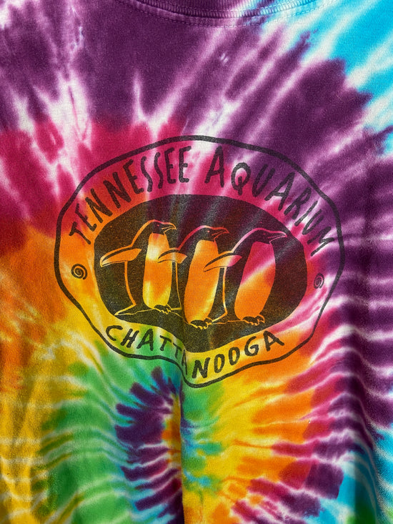 VTG Tennessee Aquarium Chattanooga Tie-Dye Tee Sz L