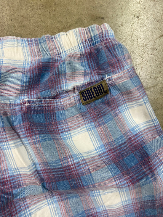 VTG Sideout Plaid Shorts Sz L/XL