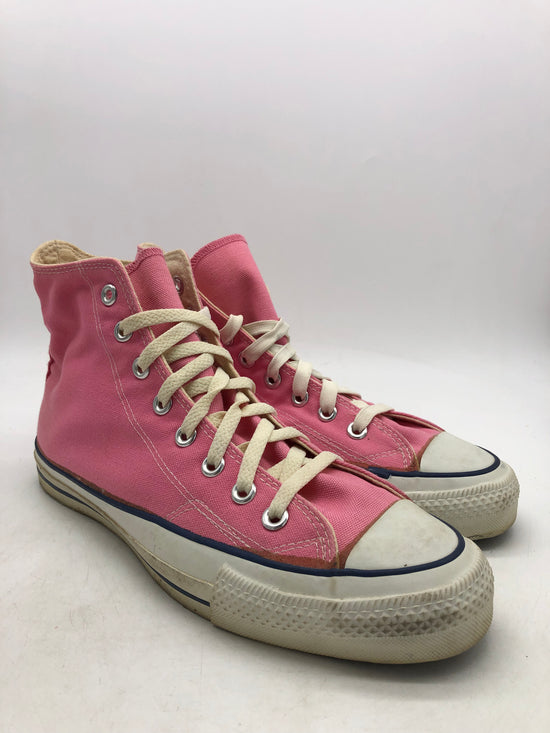 VTG 80's Converse All Star Pink Made In USA Mens 9.5