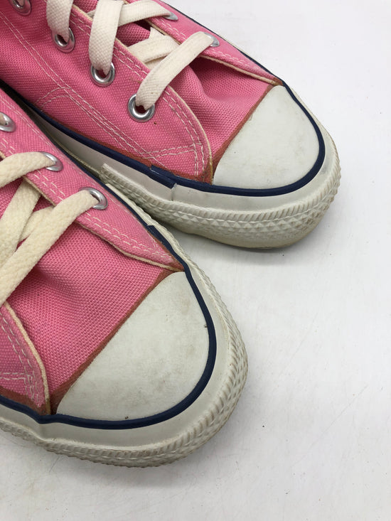 VTG 80's Converse All Star Pink Made In USA Mens 9.5