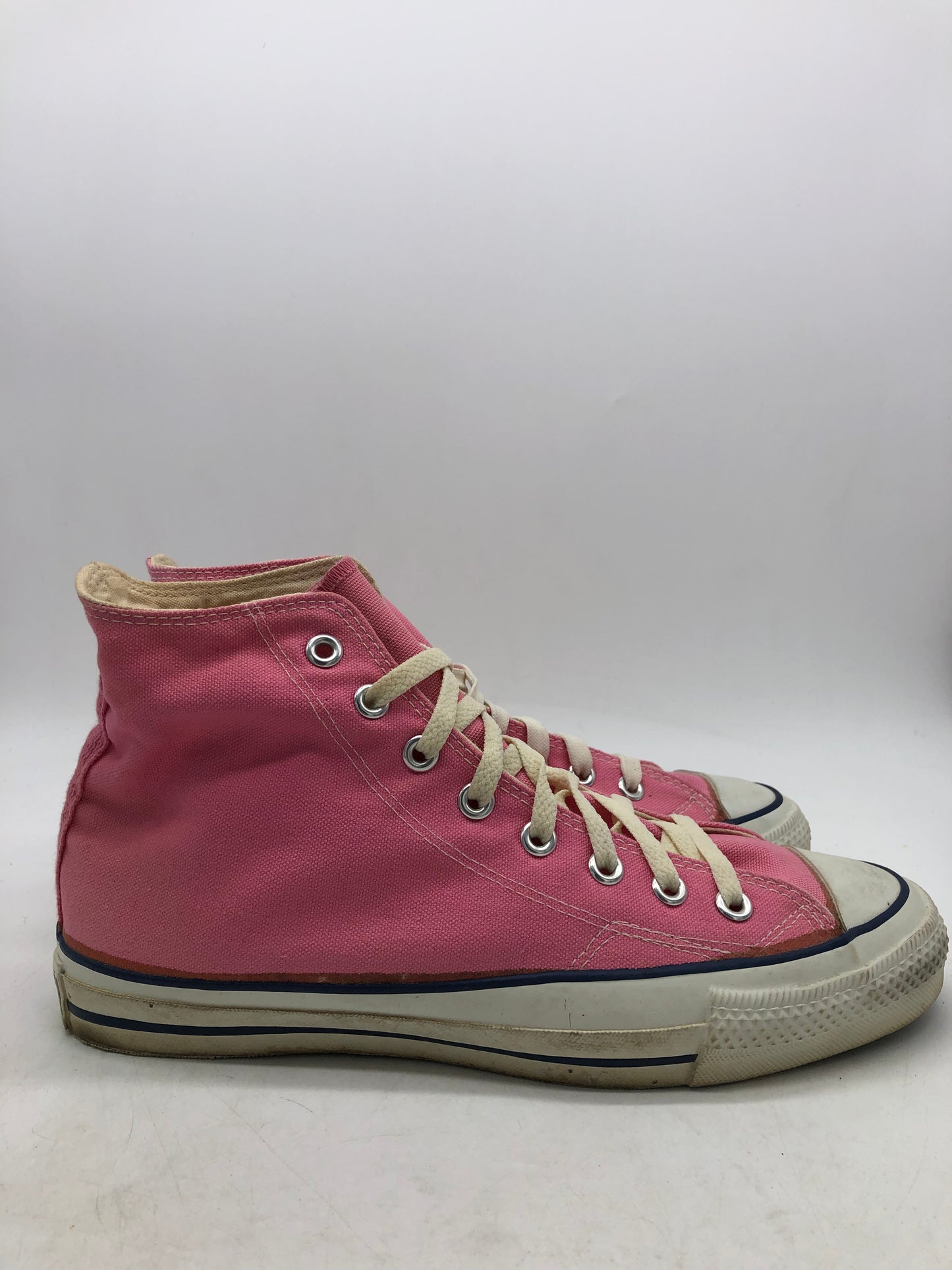 VTG 80's Converse All Star Pink Made In USA Mens 9.5