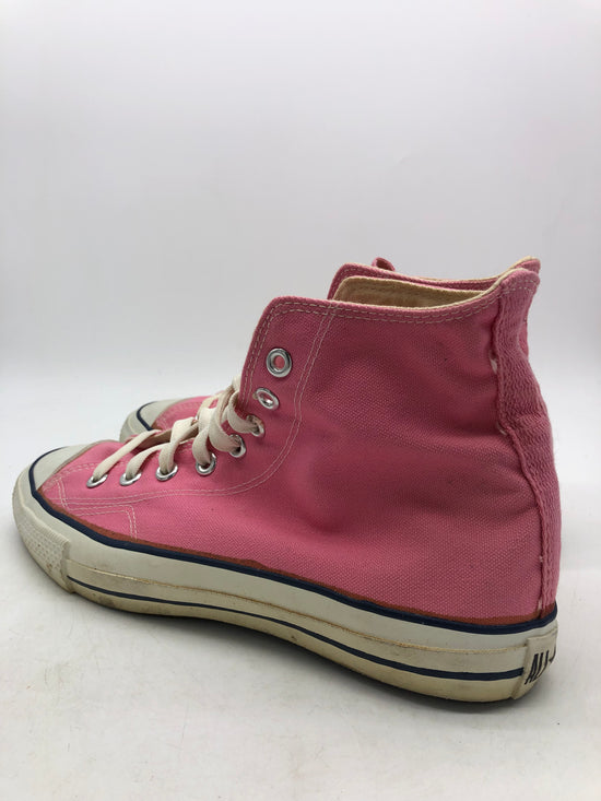 VTG 80's Converse All Star Pink Made In USA Mens 9.5