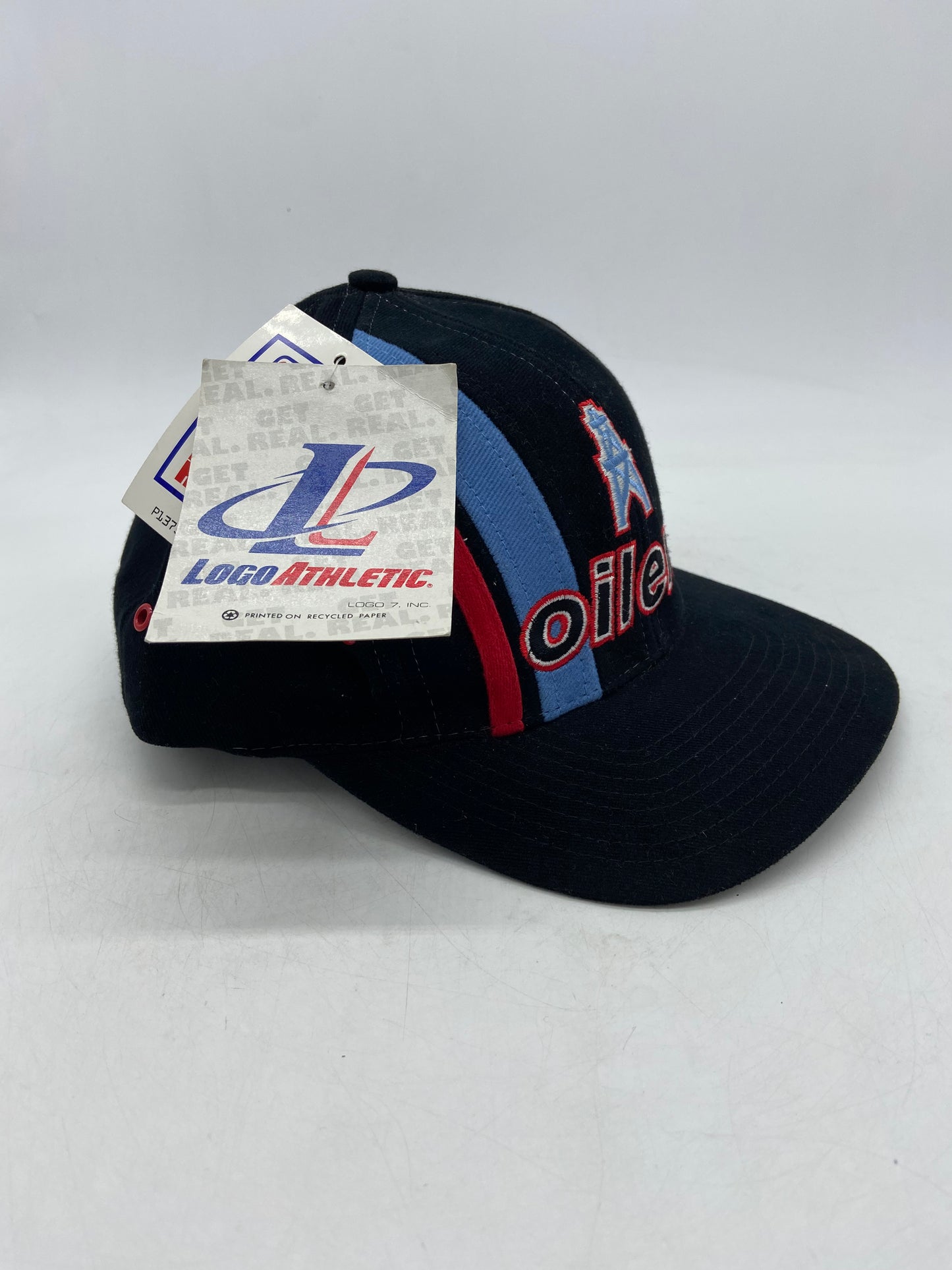 VTG Deadstock Tennessee Oilers Logo Athletic Strapback Hat