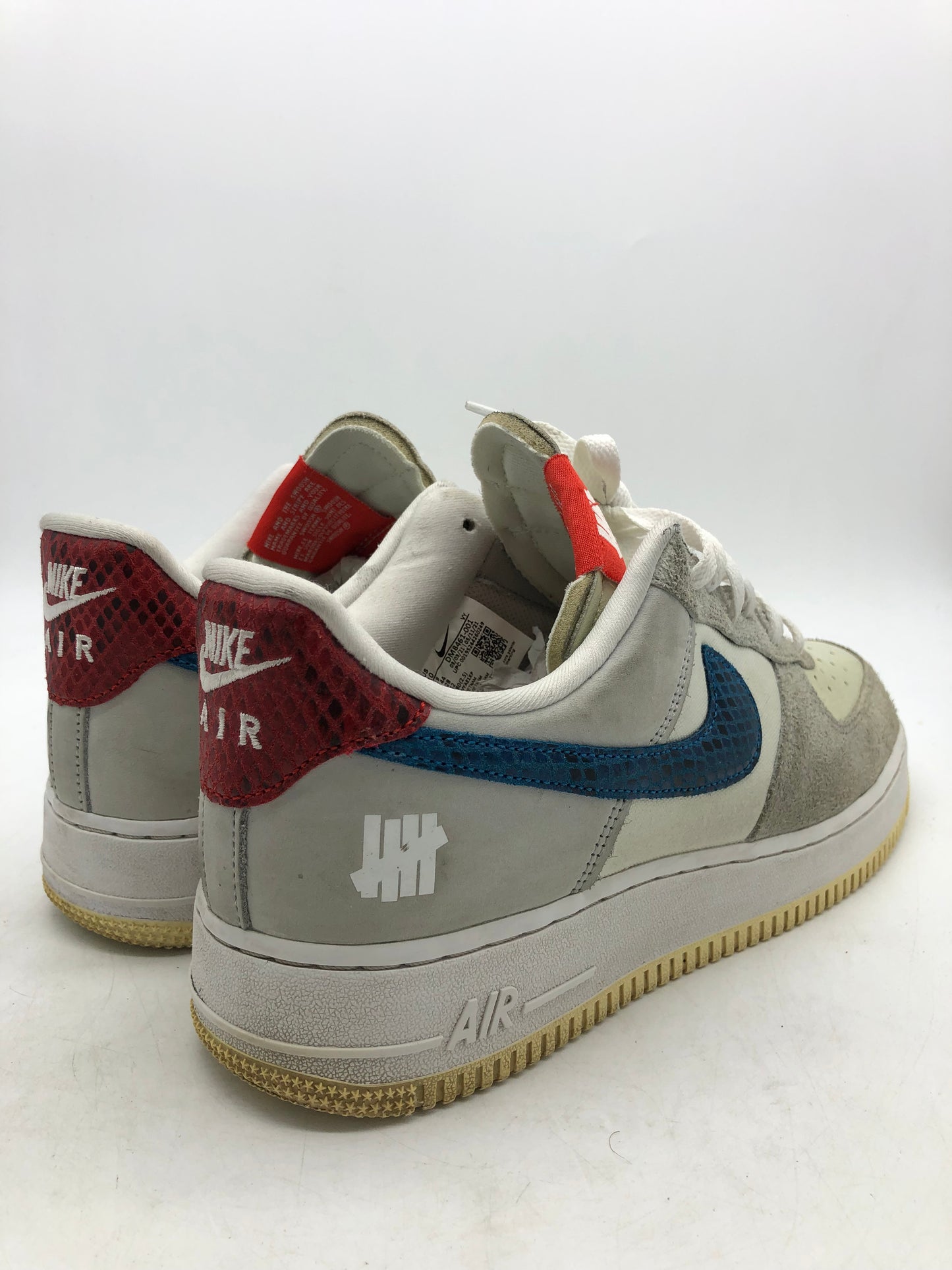 Preowned Nike Air Force 1 Low SP Undefeated 5 On It Dunk vs. AF1 Sz 10M/11.5W DM8461-001