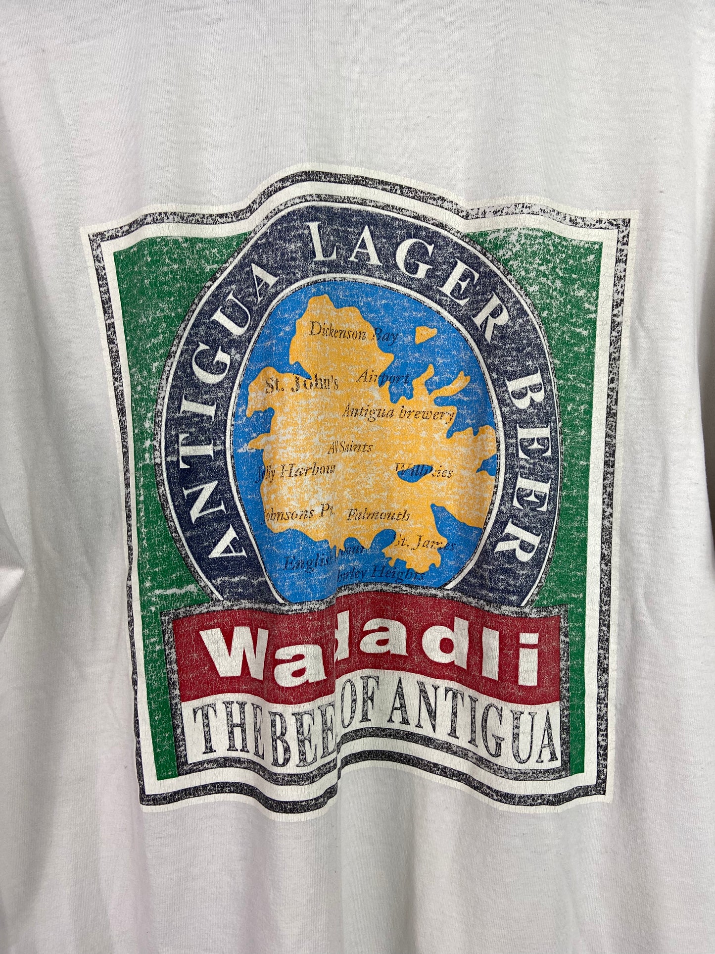 VTG Wadadli Beer of Antigua Tee Sz L