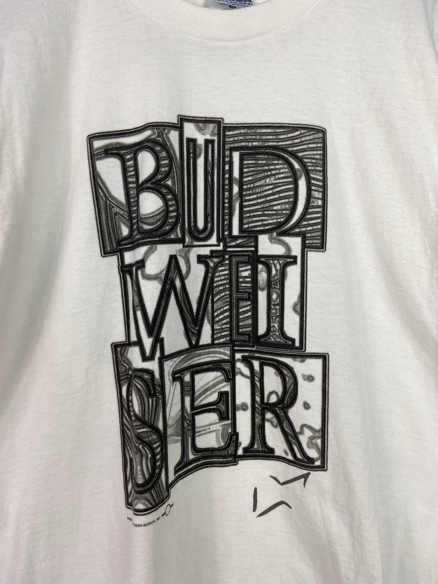 VTG Budweiser O'Charleys Summer Tee Sz L