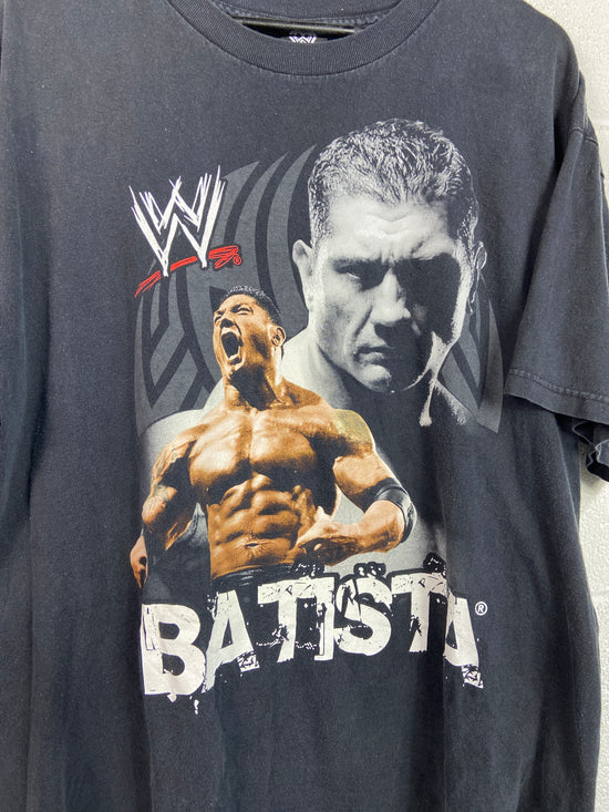 WWE Batista Thumbs Up Thumbs Down Wrestling Tee Sz XL