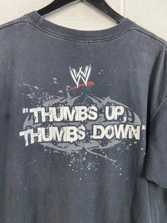 WWE Batista Thumbs Up Thumbs Down Wrestling Tee Sz XL
