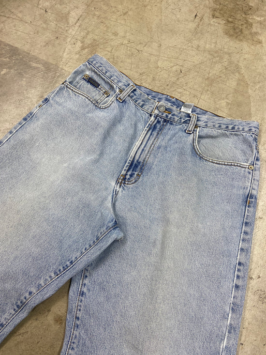 VTG Calvin Klein Light Wash Denim Pants Sz 36x30