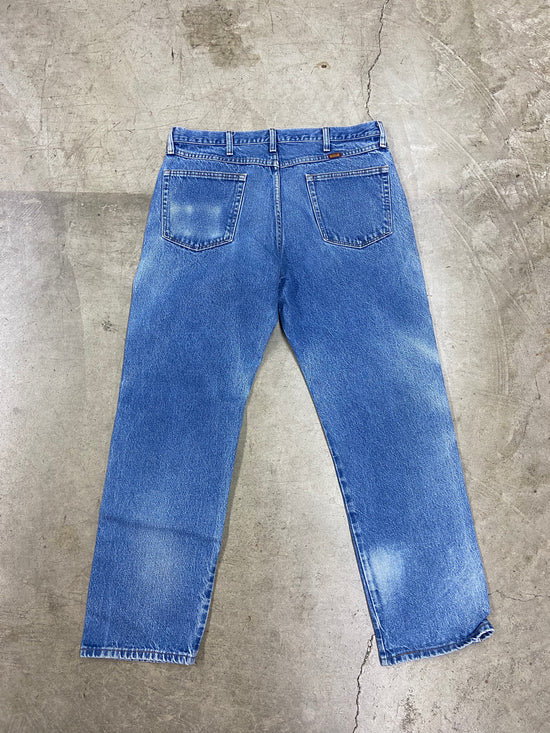 VTG Rustler Faded Denim Jeans Sz 36x30