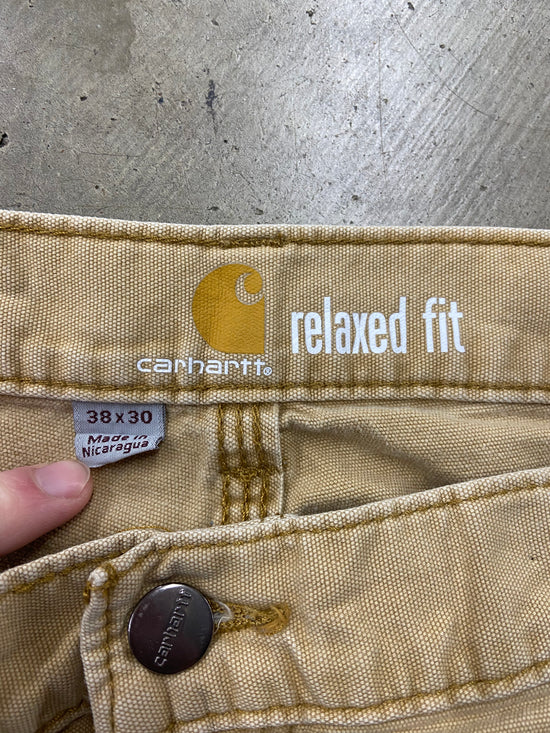 Y2K Carhartt Tan Relaxed Work Pants Sz 38x30