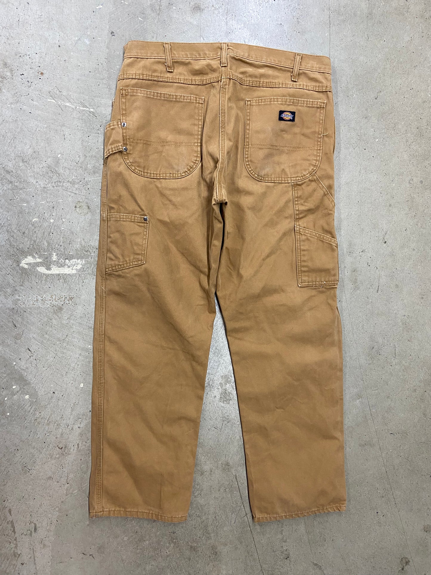 VTG Dickies Brown Carpenter Pants Sz 36x30