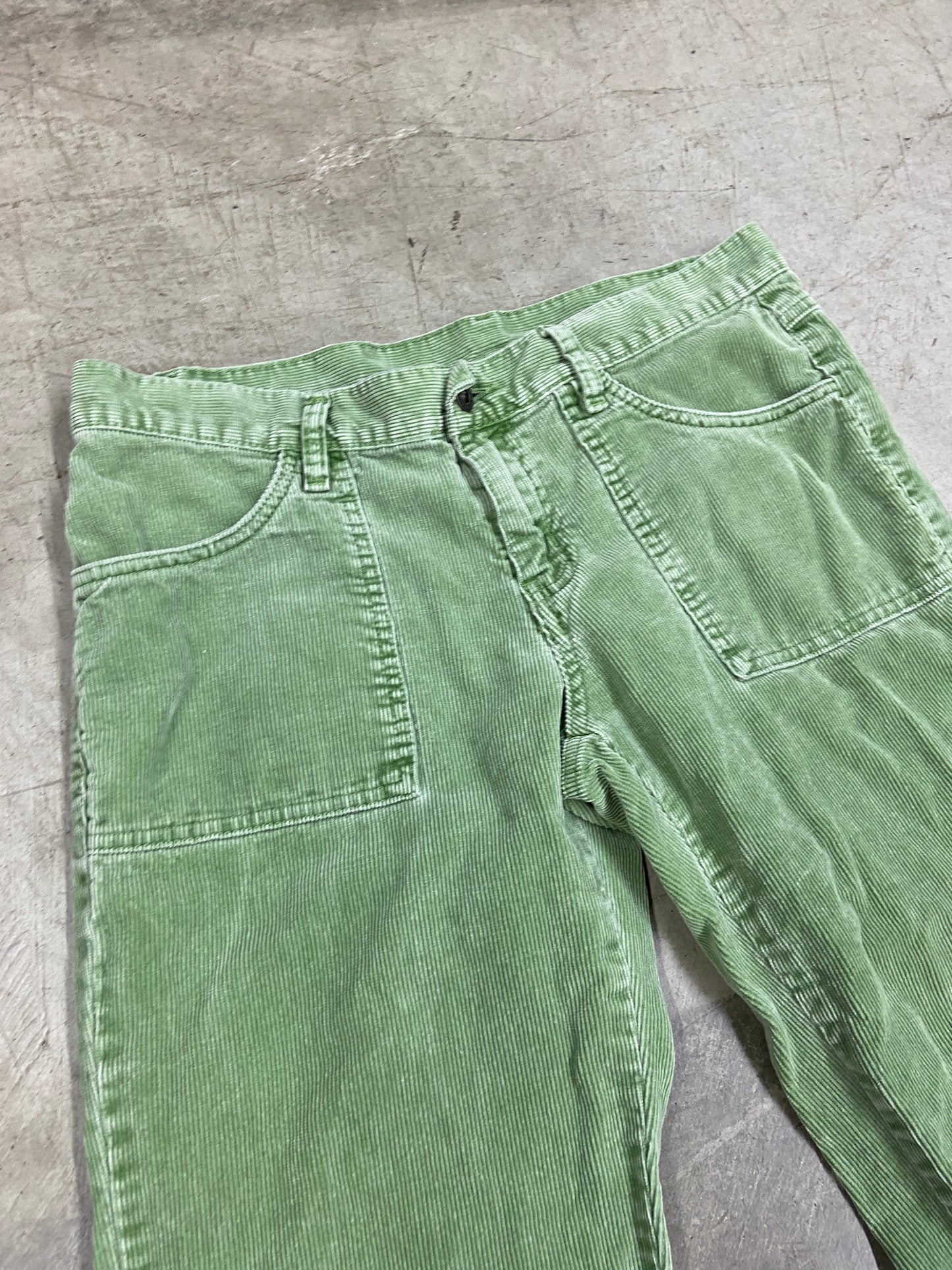 Y2K Prana Green Women’s Pants Sz 32x32