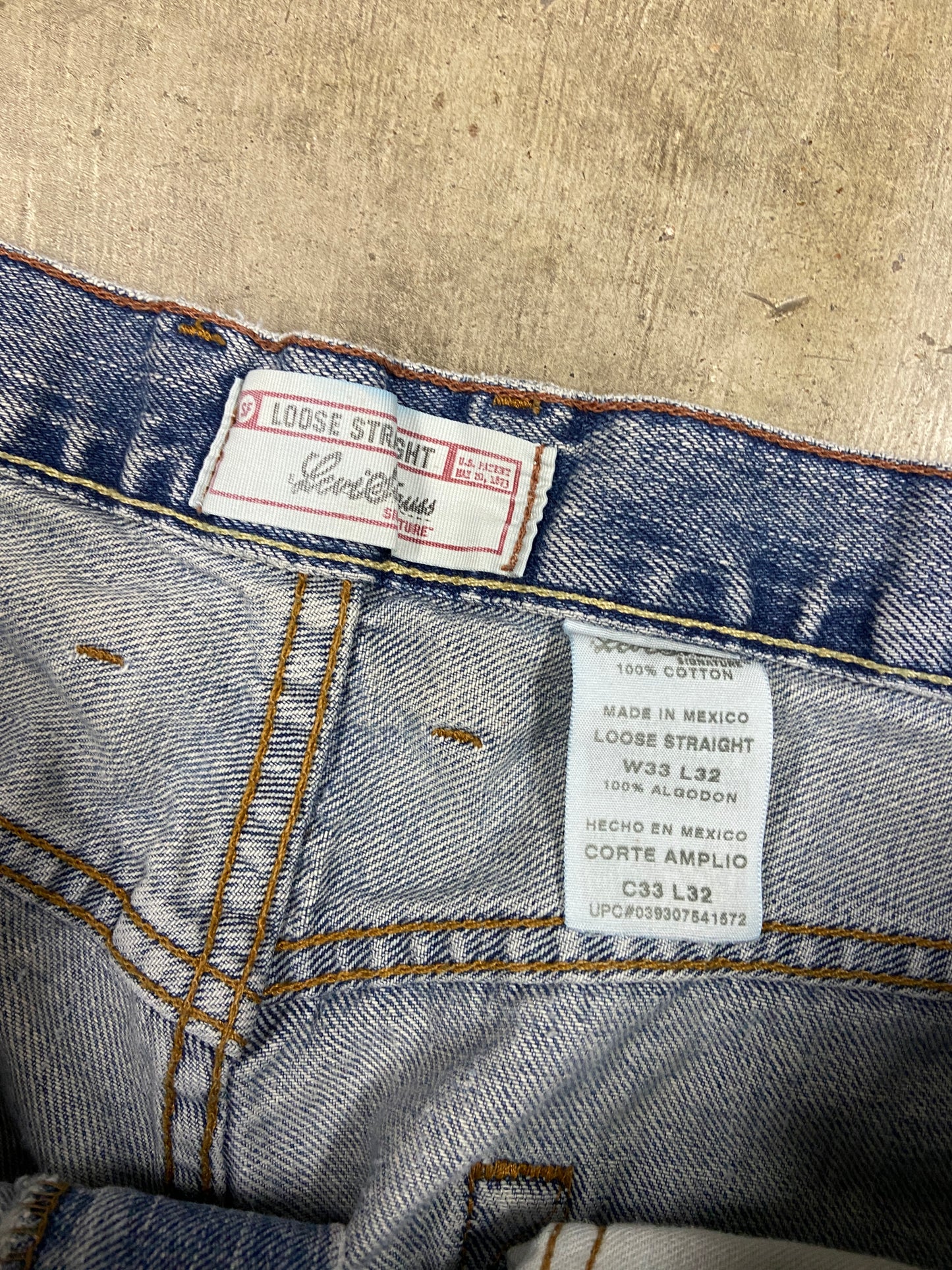 VTG Levi Strauss Denim Pants Sz 36x32