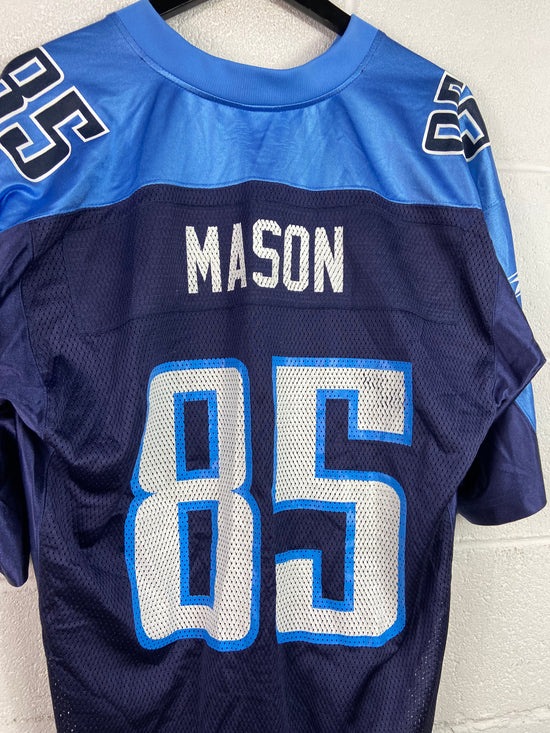 Y2K Tennessee Titans #85 Derrick Mason Reebok Jersey Sz L