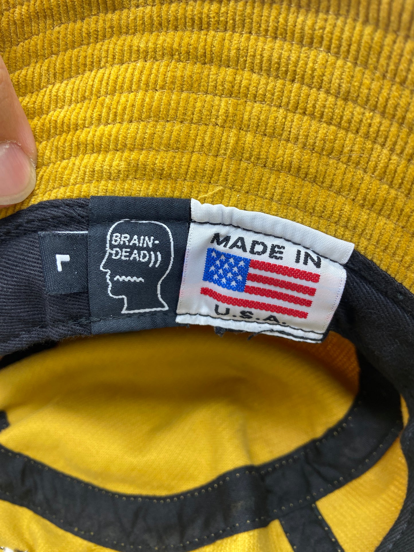 Brain Dead Mustard Bucket Hat