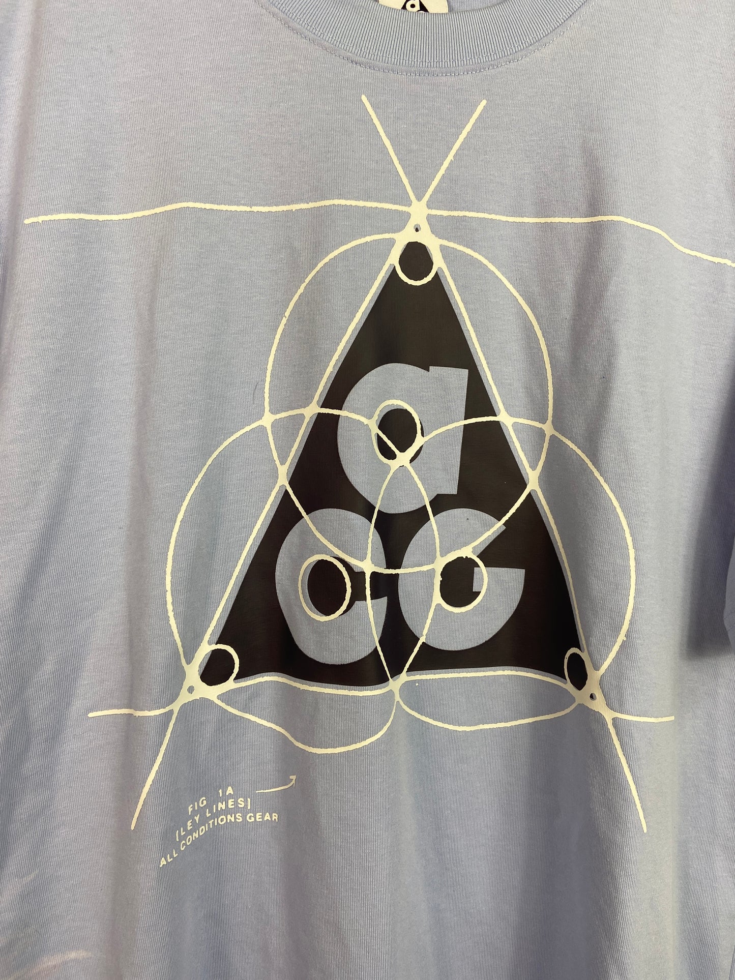 Nike ACG Blue Tee Sz M