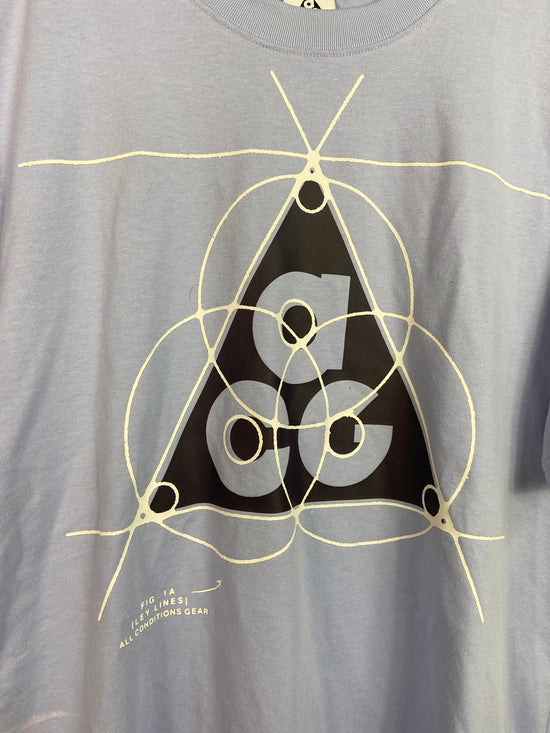 Nike ACG Blue Tee Sz M