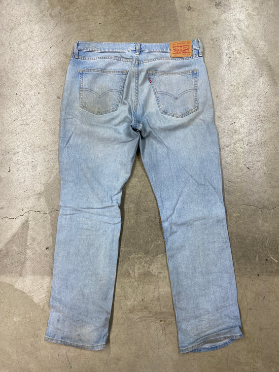 VTG Levi’s 514 Light Wash Denim Pants Sz 36x32