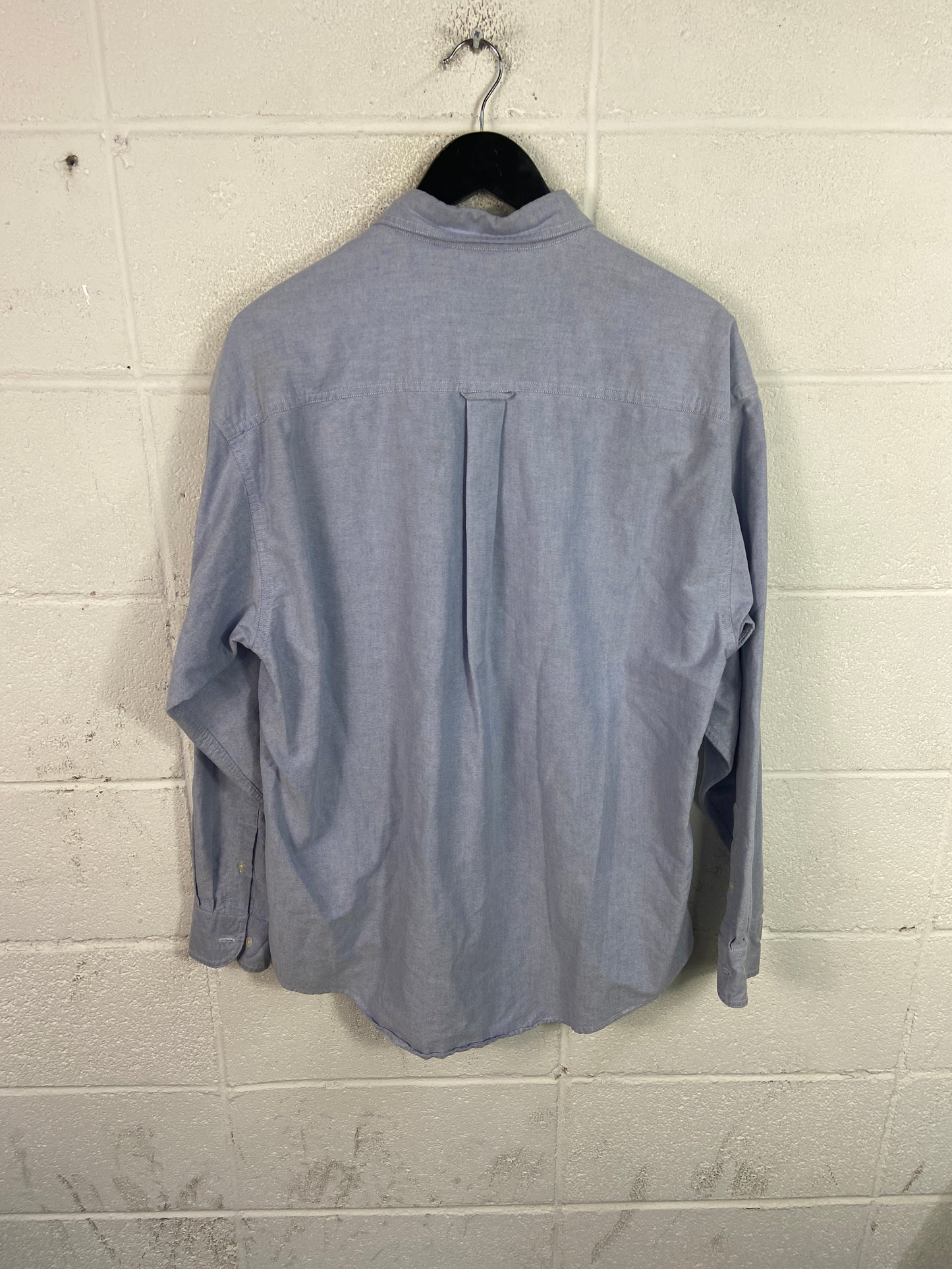 VTG Wylie Coyote Embroidered Pocket L/S Button Up Shirt Sz L