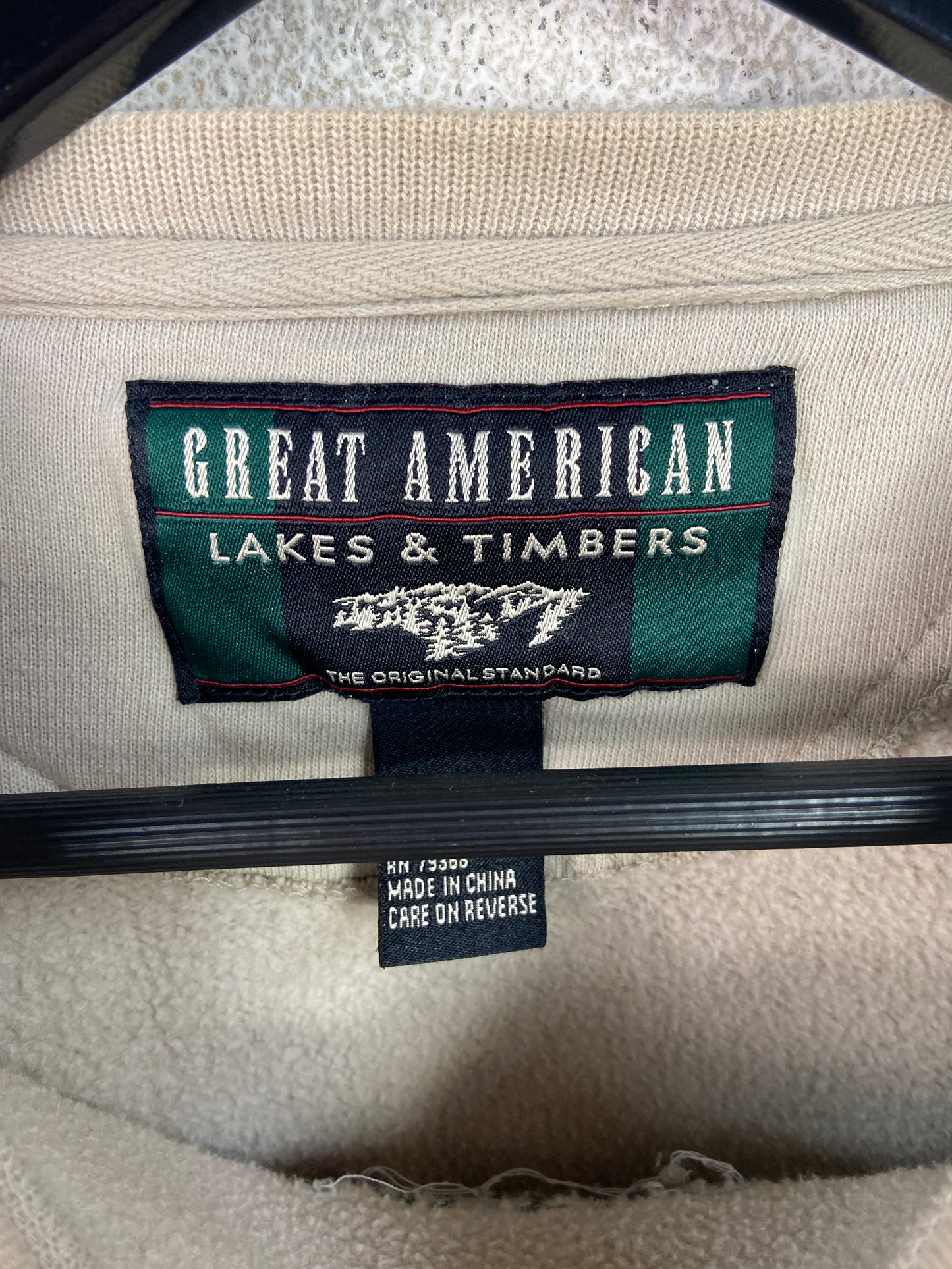 VTG American Wilderness Embroidered Crewneck Sweater Sz L