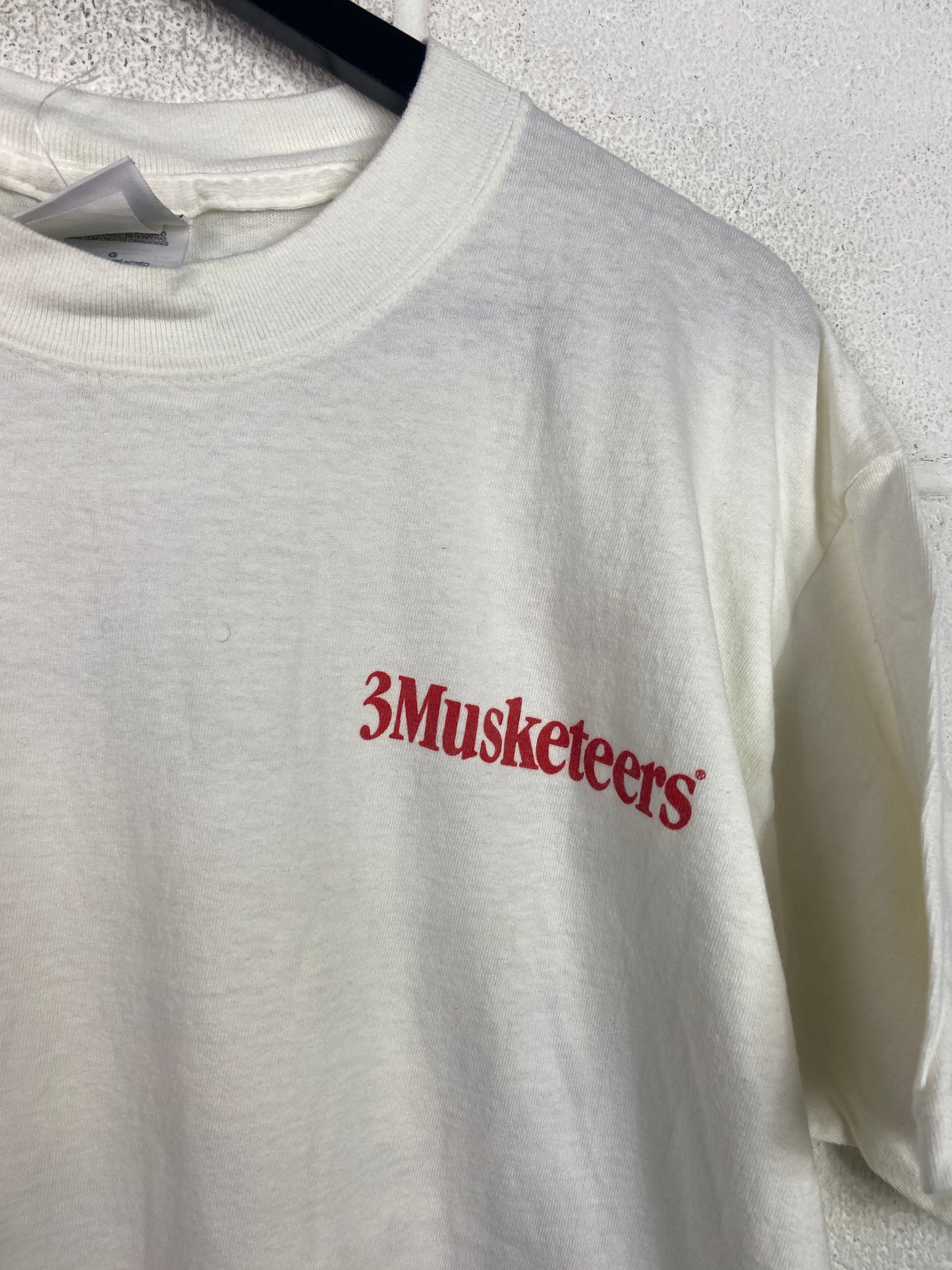 VTG Three Musketeers Candy Tee Sz L