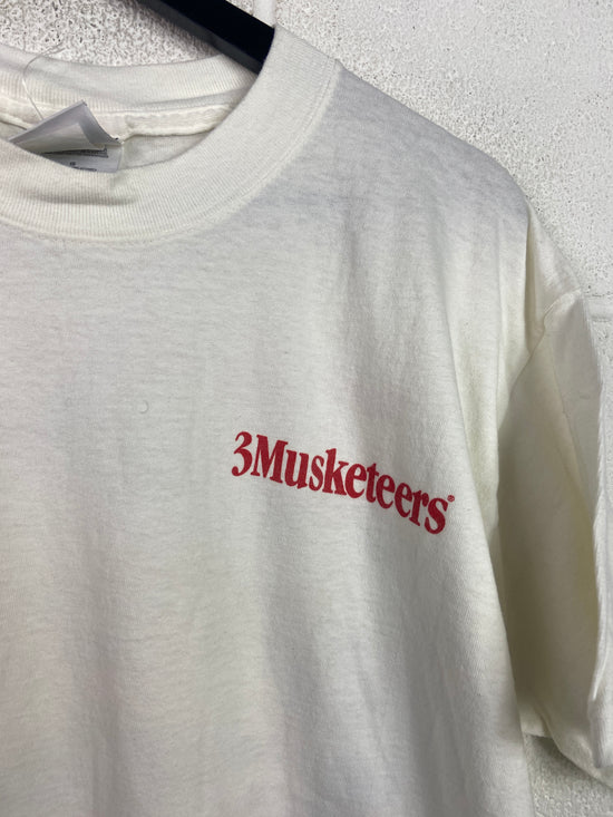 VTG Three Musketeers Candy Tee Sz L