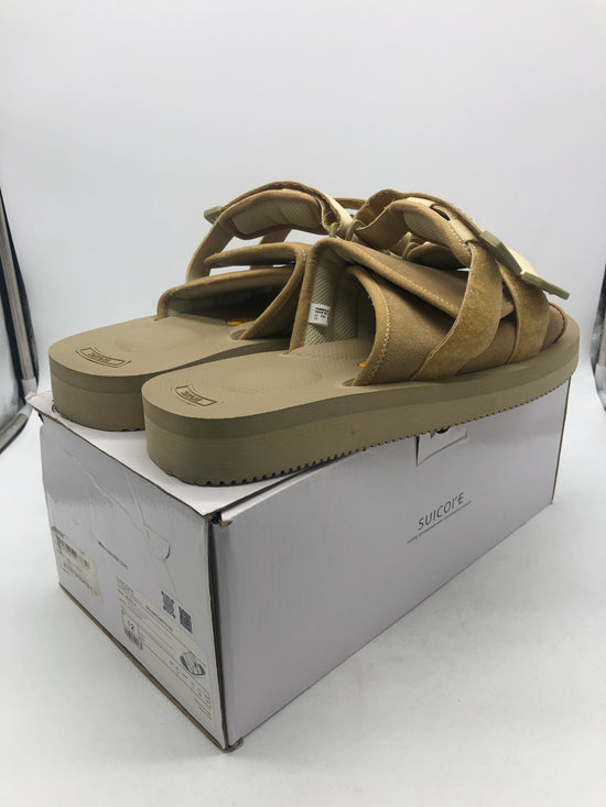 Preowned Suicoke Beige Moto Sandals Sz 12