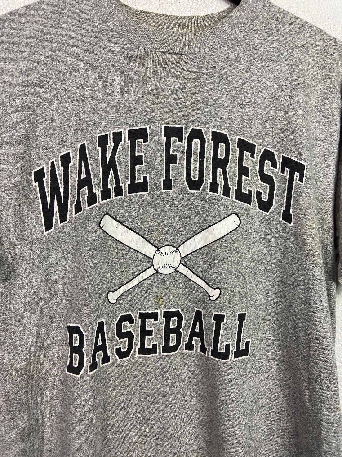 VTG Wake Forest Baseball Tee Sz M