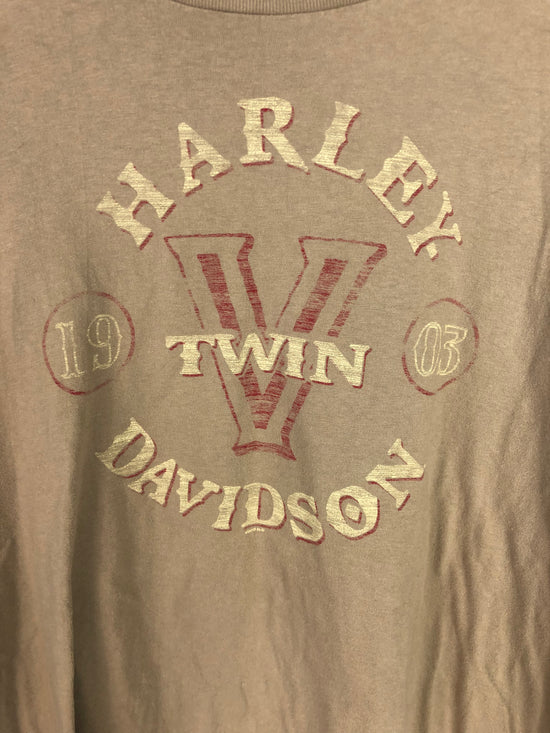 VTG Harley Davidson Mann's Columbus In LS Shirt Sz XL