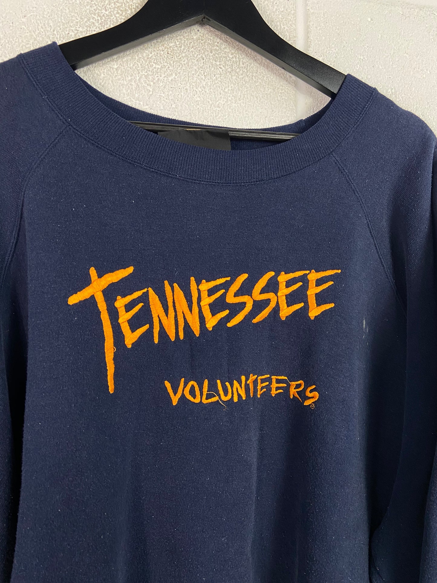 VTG Tennessee Volunteers Embroidered Sweatshirt Sz 2XL