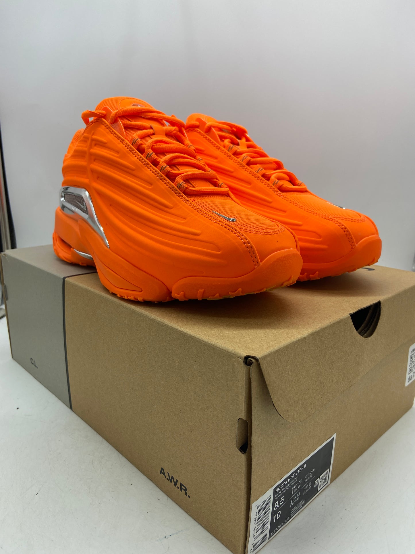 Preowned Nike Nocta Hot Step II "Total Orange" DZ7293-800 Sz 8.5M/10W