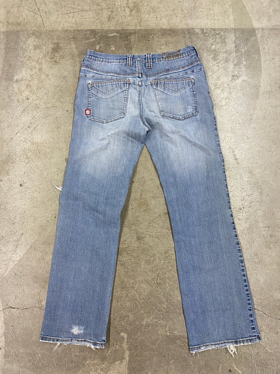 VTG Element Denim Ripped Jeans Sz 36x32