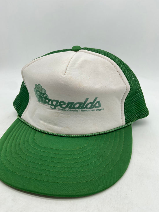 VTG Fitzgeralds White/Green Trucker Hat