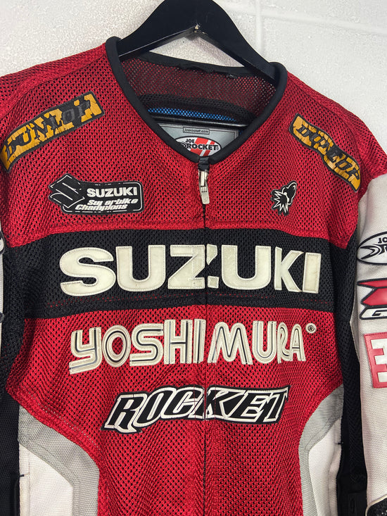 VTG Suzuki Yoshimura Mesh Racing Jacket Sz L