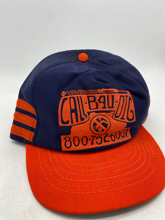 VTG Call B4U Dig Navy/Orange Mesh Hat